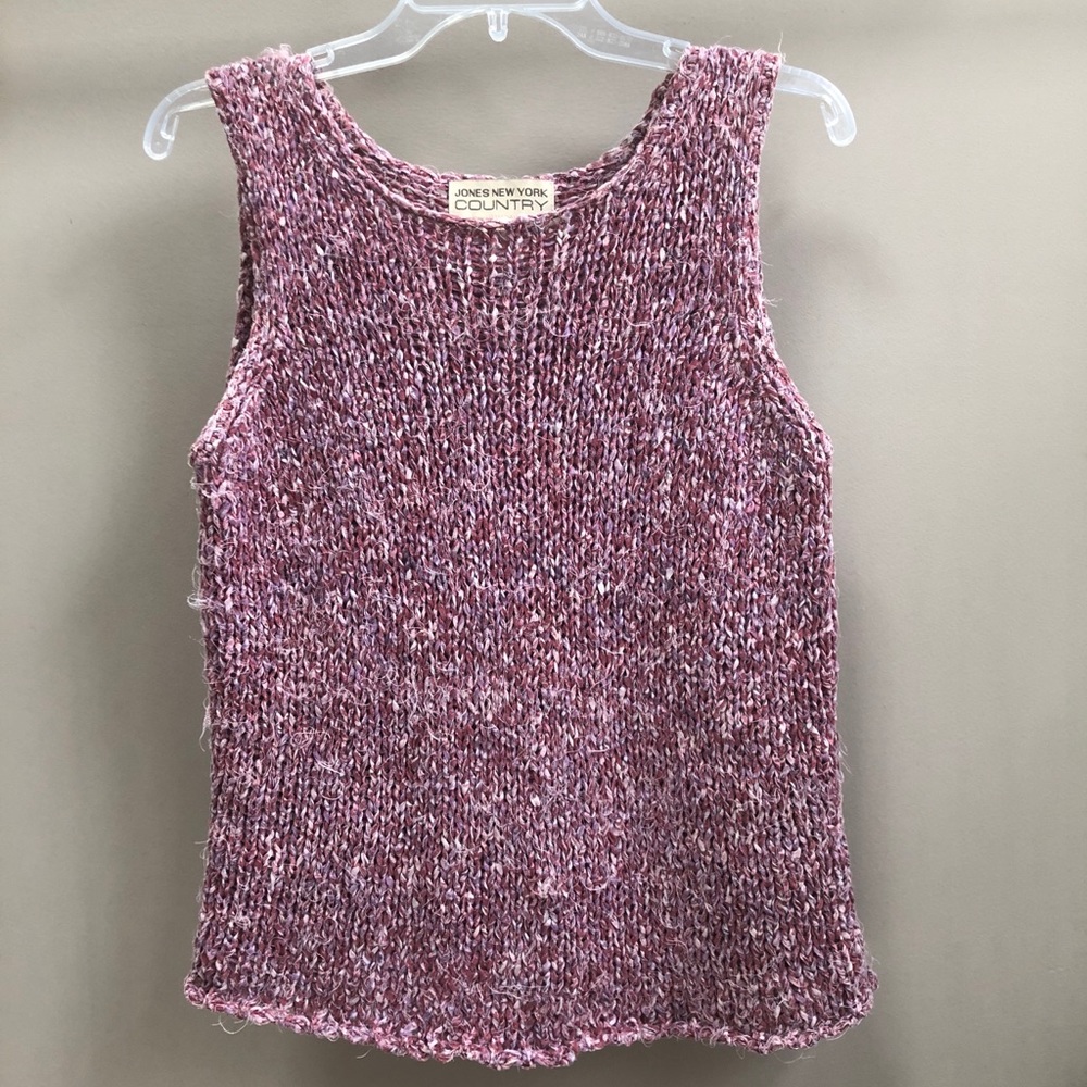 Jones New York Country Sleeveless Stretchy Sweater